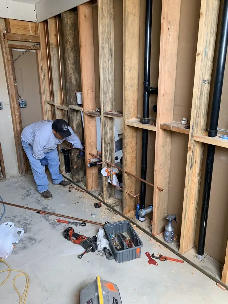 Commercial rough-in plumbing for Water Heater Replacement in Central Avenue